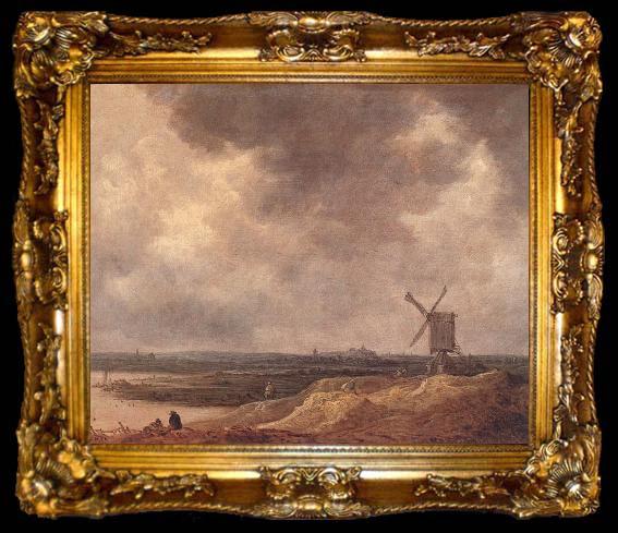 framed  GOYEN, Jan van Windmill by a River fg, ta009-2